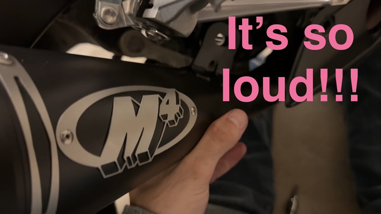 Как установить M4 Slip On (Zx6r)