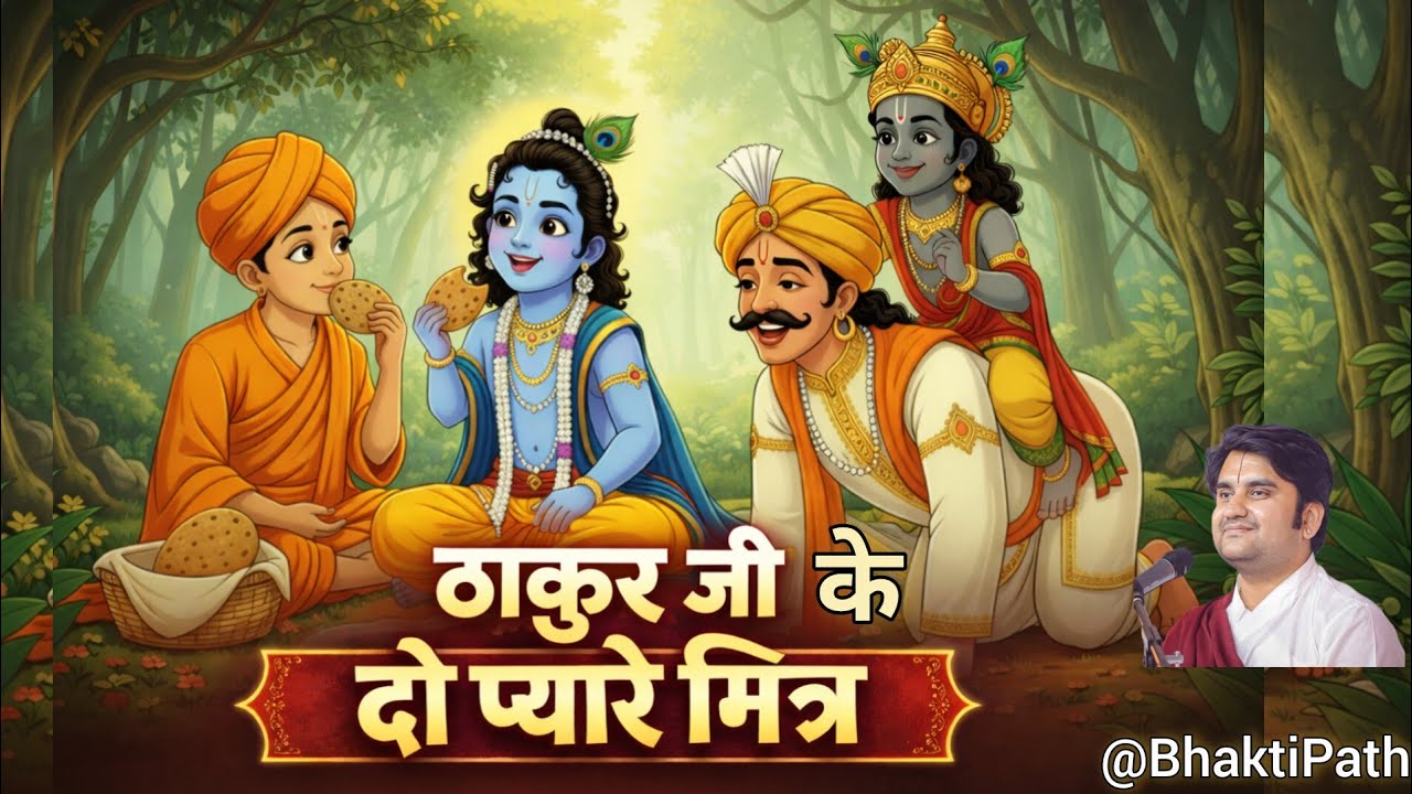 Govind das aur Bhondu ki kahaniyan ll Thakur ji ke दो प्यारे मित्र ‪@BhaktiPath #animation