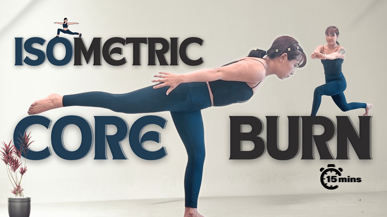 15 Min Isometric Home Workout | Build Lean Muscle & Total Body Strength (No Equipment)