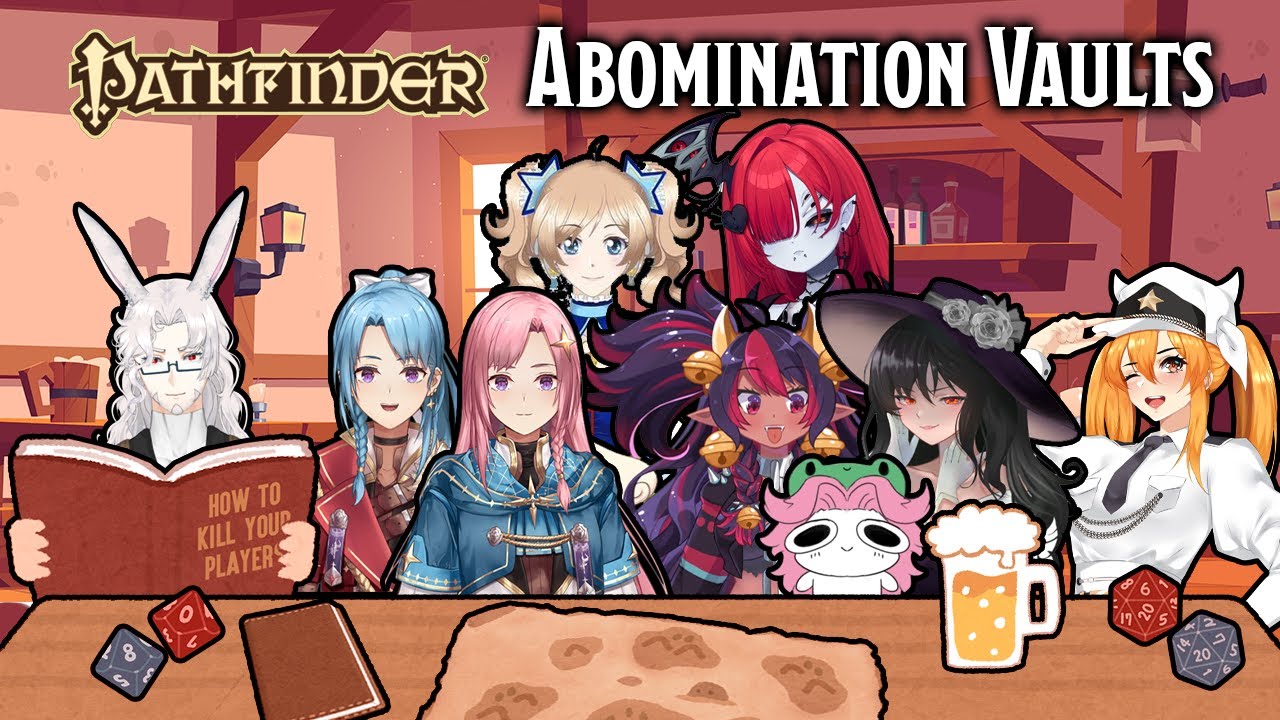 [PATHFINDER] Abomination Vault Campaign w/ Solar Studios! (Yuki & Yuna | Twin Vtubers)
