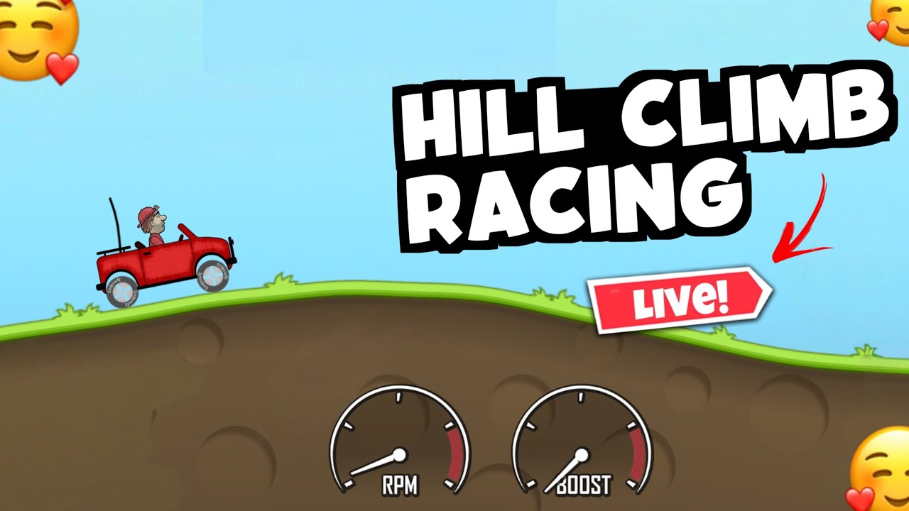 HILL CLIMB RACING LIVE 🔴 Racing game 💯 LIVE GAMEPLAY ✅ #part-12