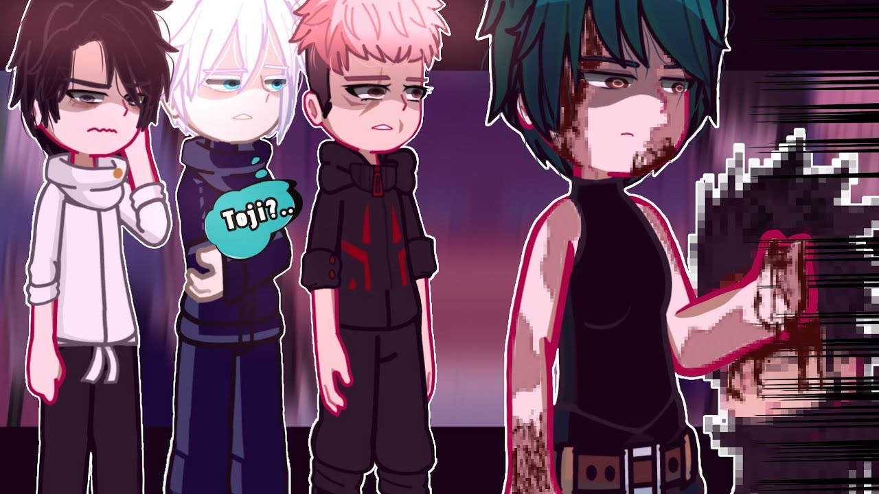 🔥 &laquo;Персонажи Дзюдзюцу Кайсен реагируют на резню Маки&raquo;🔥《GLRV》(2x) #gacha #jujutsukaisen #edits