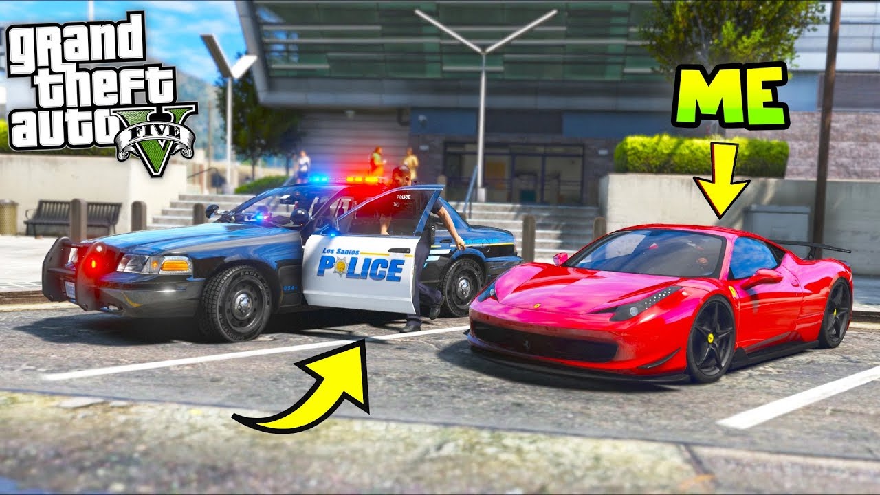 I followed a cop around... You won't believe what he does!! (GTA 5 Mods)