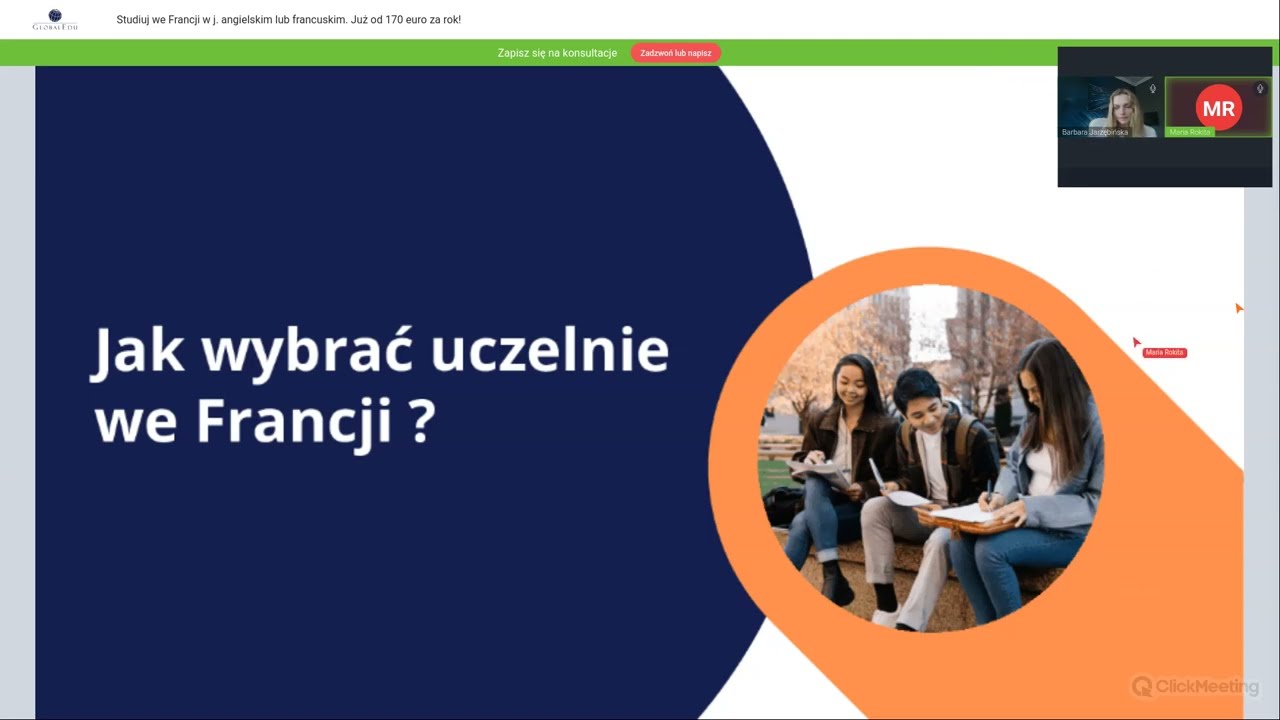 Studiuj we Francji w j. angielskim lub francuskim. Już od 170 euro za rok!