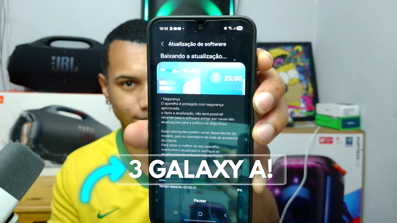 MAIS 3 GALAXY A! RECEBENDO ATUALIZAÇÃO DE FEVEREIRO Com CORREÇÕES DE BUGS - ZTO BRASIL!