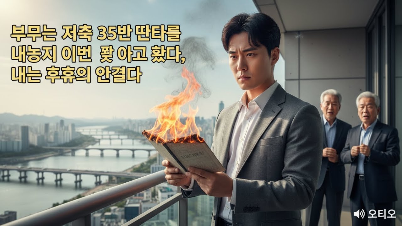 부모는 저축 35만 달러를 내놓지 않으면 쫓겠다고 했다, 나는 후회를 안겼다