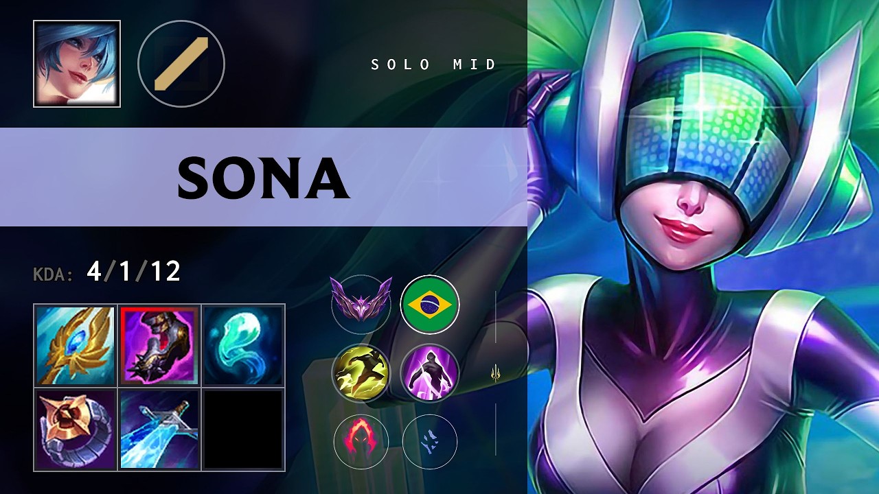 Sona Mid vs LeBlanc - BR Master Patch 26.11