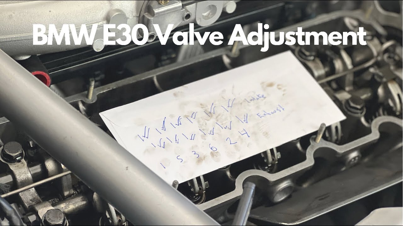 Как отрегулировать клапаны BMW E30