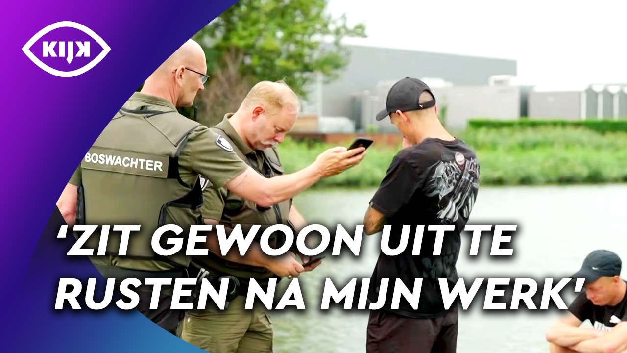 Vissen ZONDER VERGUNNING kost POOLSE VISSERS boete van &euro;150 | Overtreders | KIJK Misdaad