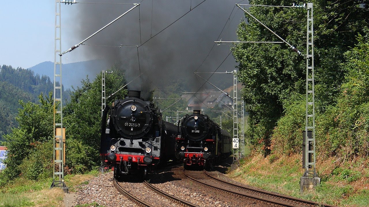 IGE Deutschlandrundfahrt 2015 - Parallelfahrt Schwarzwaldbahn am 7.8.2015
