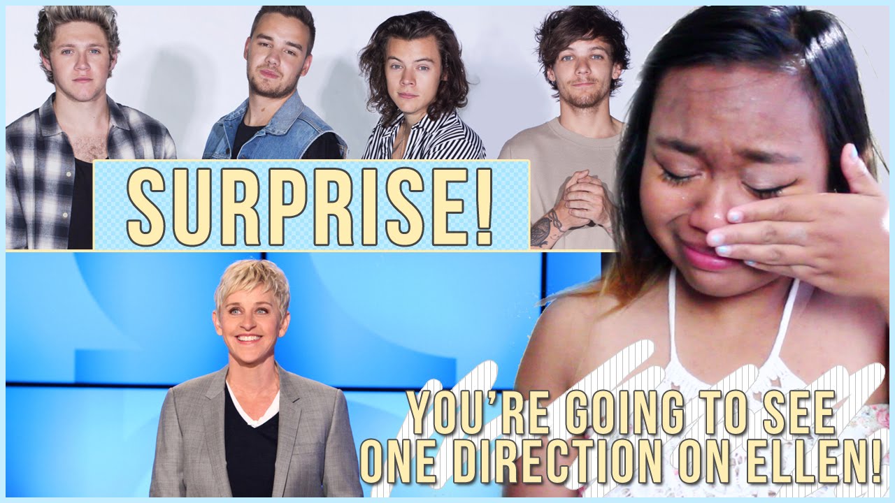 SURPRISING My Little Sis... AGAIN || ONE DIRECTION on ELLEN DEGENERES