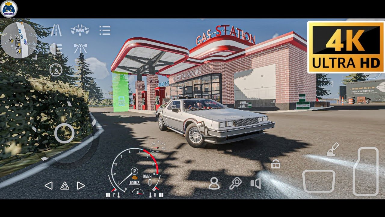 Welcome To DeLorean DMC Car Driving To City Gameplay - Car Parking Multiplayer 2 | 4K#indianallgames