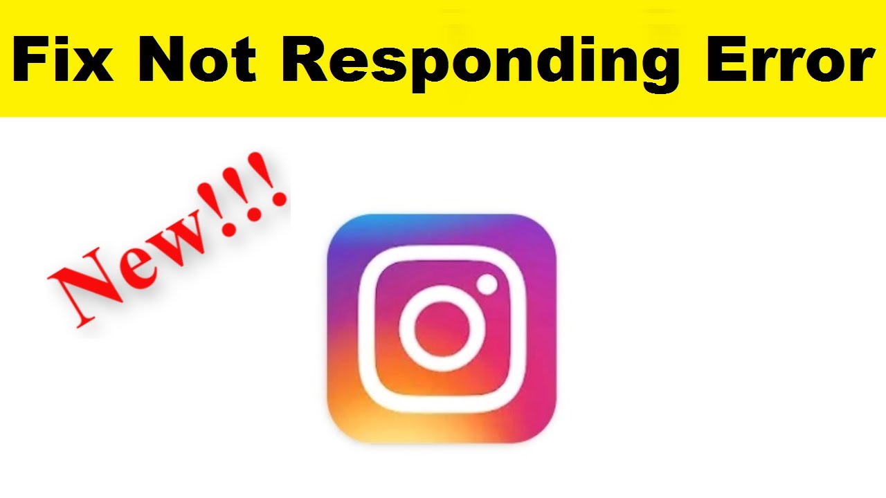 How To Fix Instagram Isn't Responding Error || Fix Instagram Not Open Problem Android & Ios