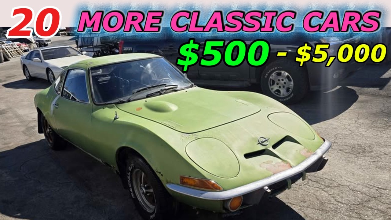 20 Cheap Classic Cars You Can Buy for $500–$5,000 (Amazing Deals!)