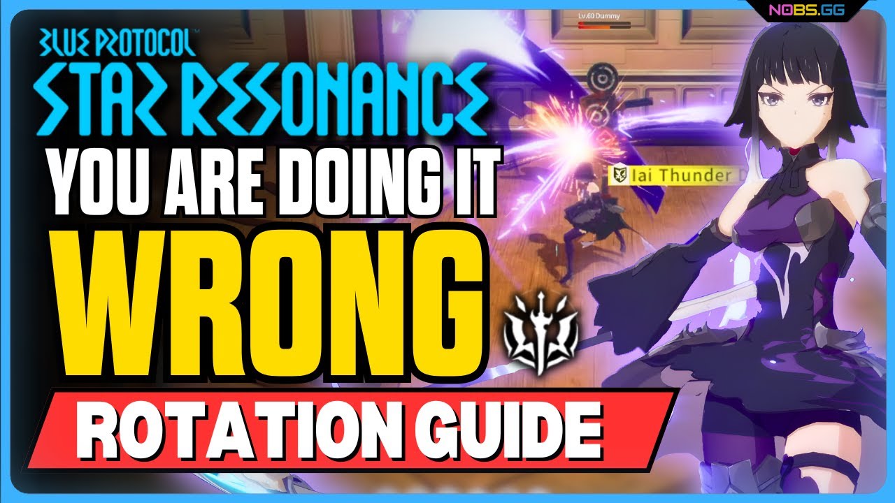 Stormblade Iaido Slash (END GAME) Rotation Guide! Blue Protocol Star Resonance