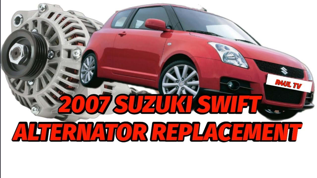Замена генератора SUZUKI SWIFT 2007 года