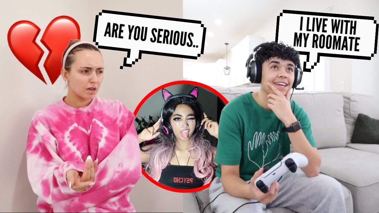 Calling My Girlfriend A ROOMATE While Gaming With Other Girls! *SHE SNAPS*