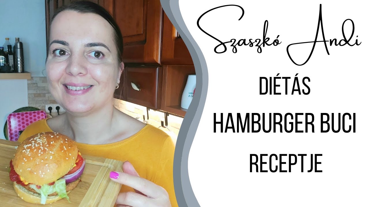 Diétás hamburger zsemle szénhidrátcsökkentett lisztből házilag