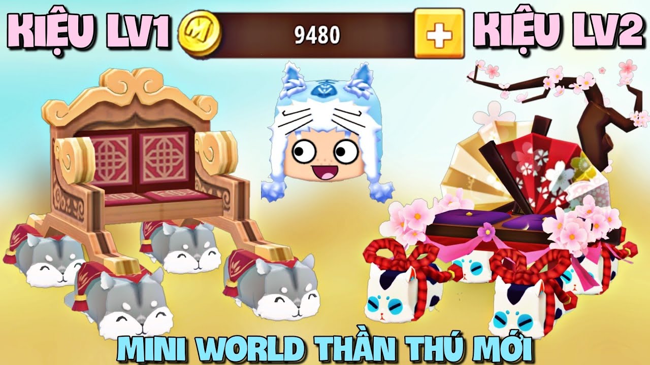 Tiêu hơn 9000 Xu Mini mở khóa thần thú Kiệu Vàng trong Mini World và cái kết bất ngờ | Meowpeo