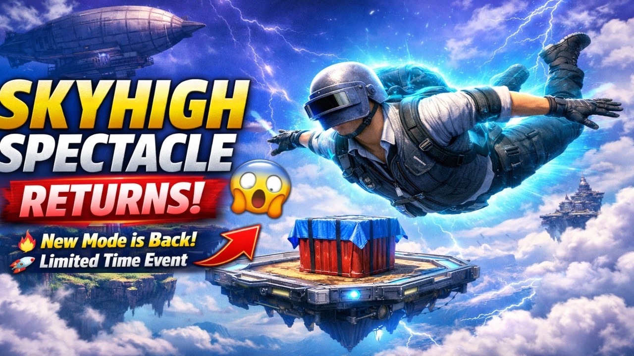 Floating Islands + Airships?! Skyhigh Spectacle is LIVE in BGMI! 🌌 |  #bgmi #ggxlive #livestream
