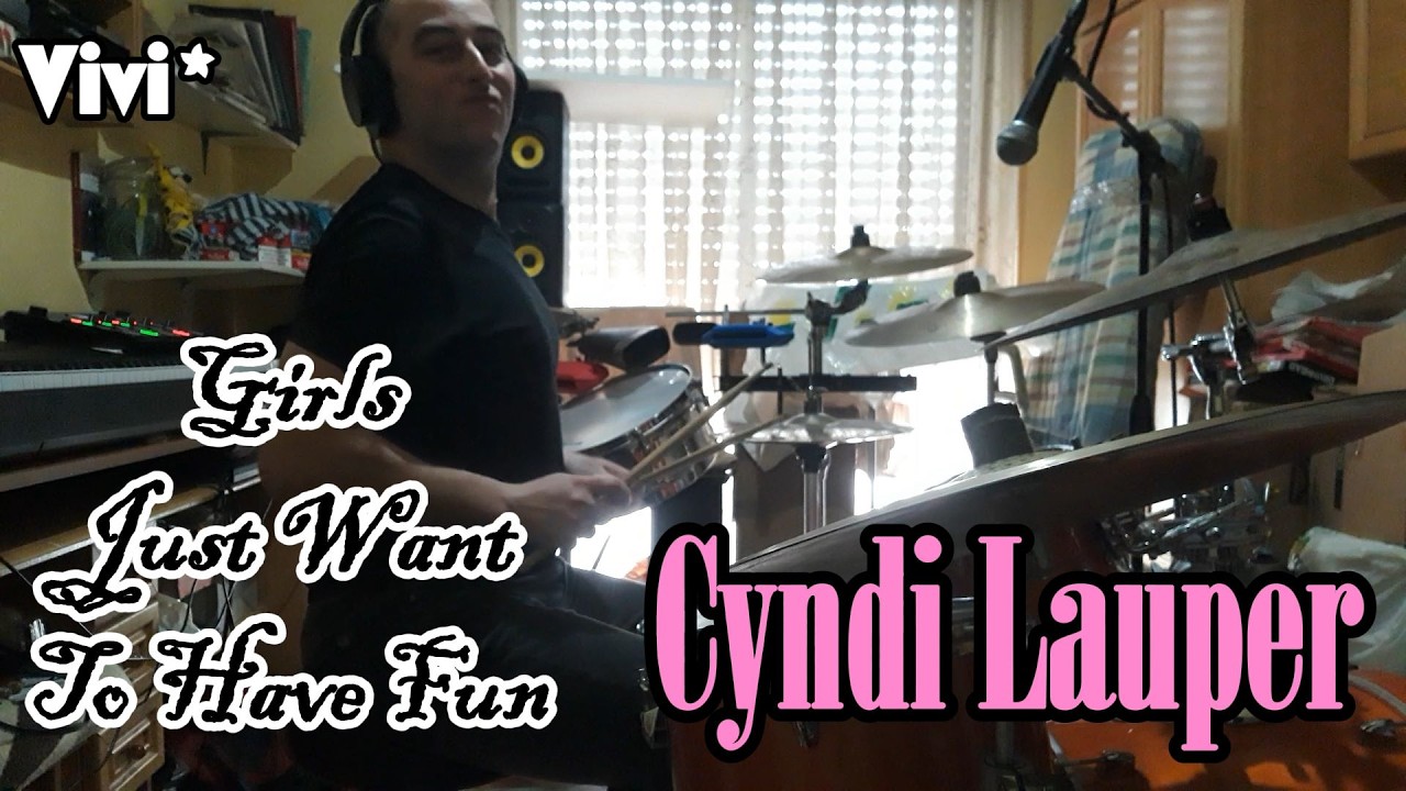 Cyndi Lauper 💋Girls Just Want To Have Fun 🥁Drum cover🥁 Vivi👽* 2026