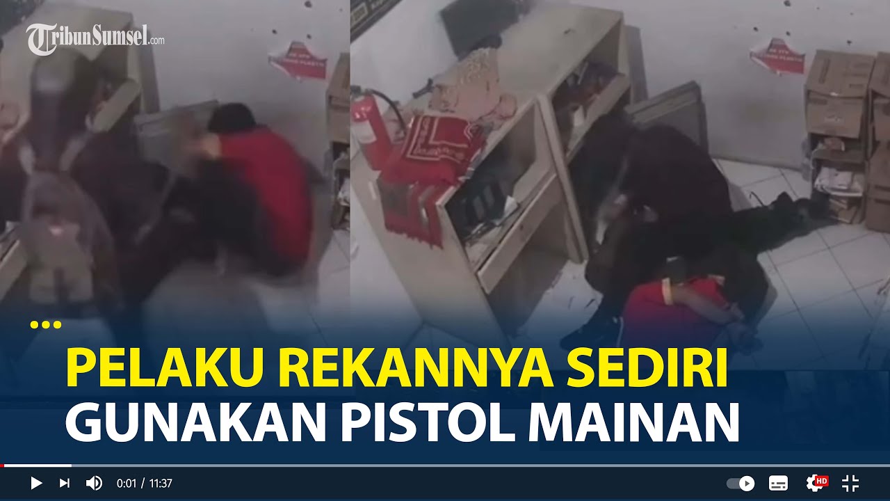 Viral Drama Perampokan Alfamart Tanah Abang, Pelaku Ternyata Rekannya Sediri Gunakan Pistol Mainan