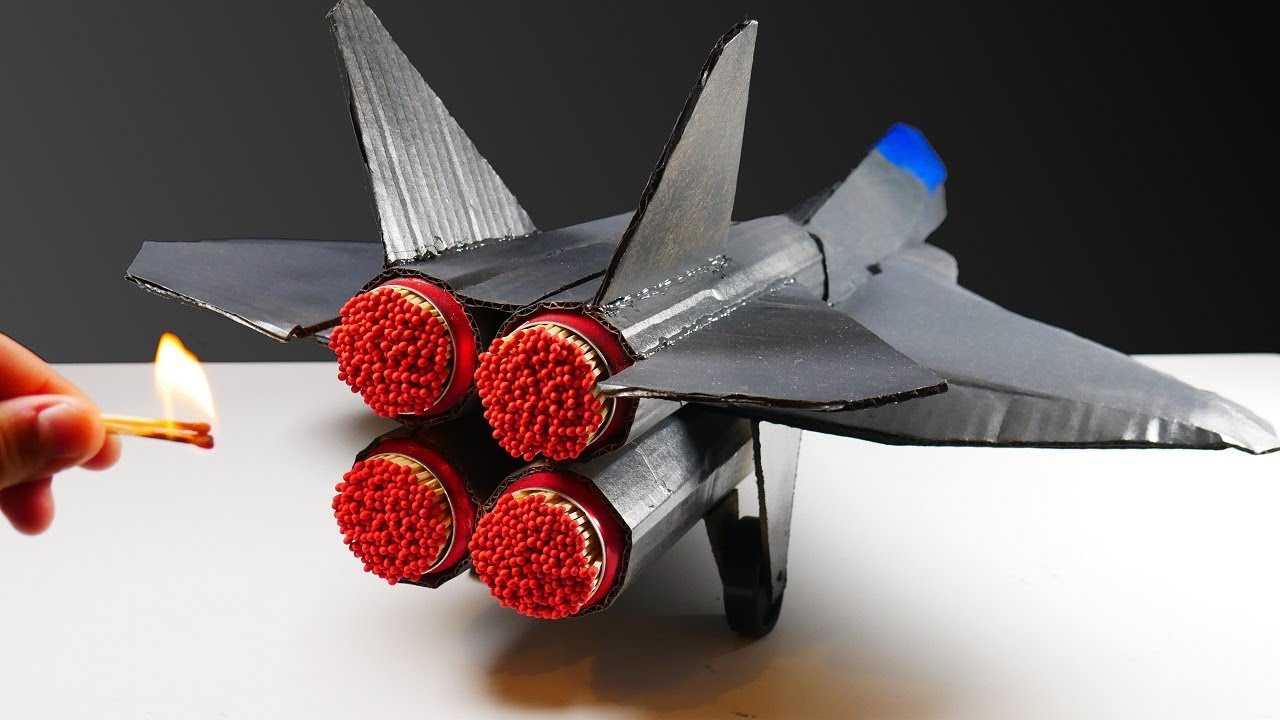 Epic Matches Powered Cardboard Quad Jet