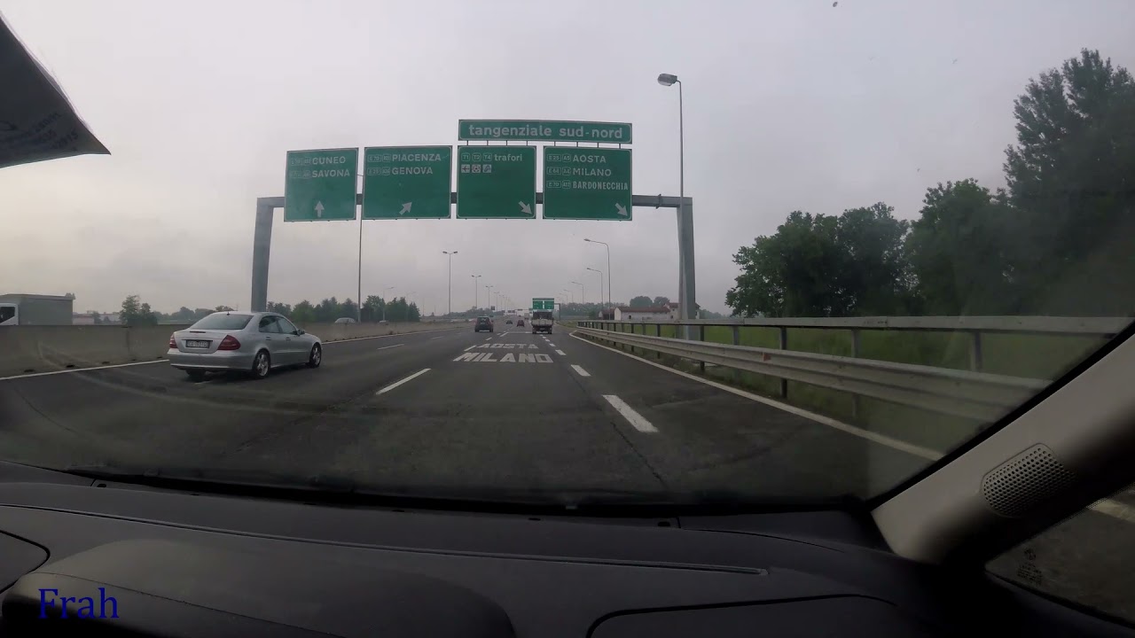[POV] Morning foggy ride in the higway (A6/Torino-Savona) with music!!