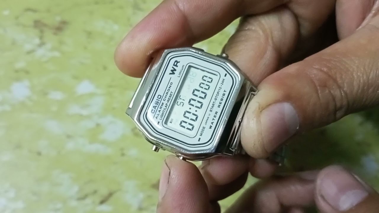 AM & PM adjustment tutorial Casio A159W