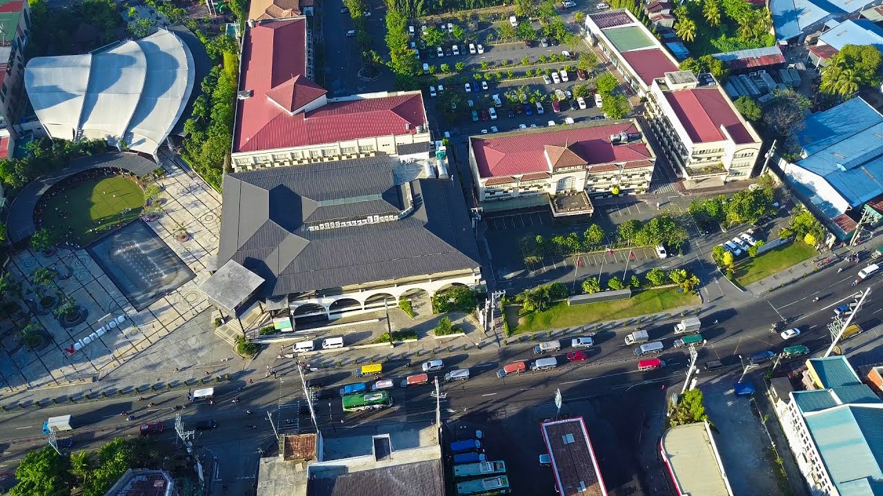 Valenzuela City Town Center Aerial Shot 4k 03 24 17