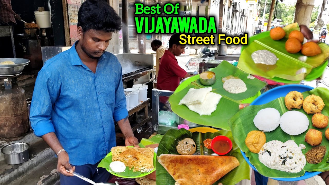 Best of VIJAYAWADA STREET FOOD | Egg Dosa | PESARATTU | Mysore Bonda | Indian Street Food #breakfast