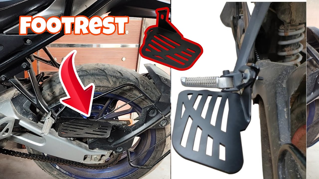 ladies footrest for yamaha r15m or V4 || footrest for yamaha R15 v3 ,V4,r15m, mt15 , ||