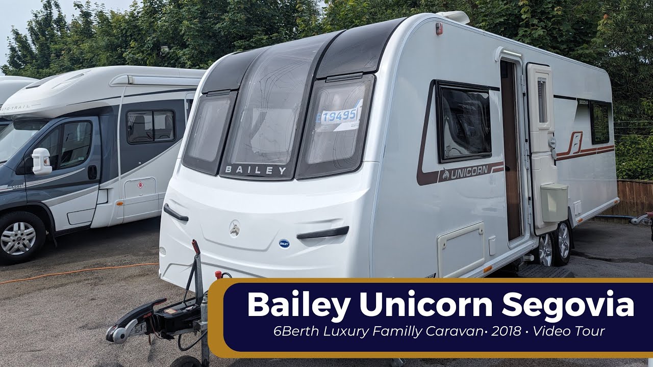 £19,490 Family Caravan : Bailey Unicorn Segovia (2018 Luxury Model, 6 Berth)