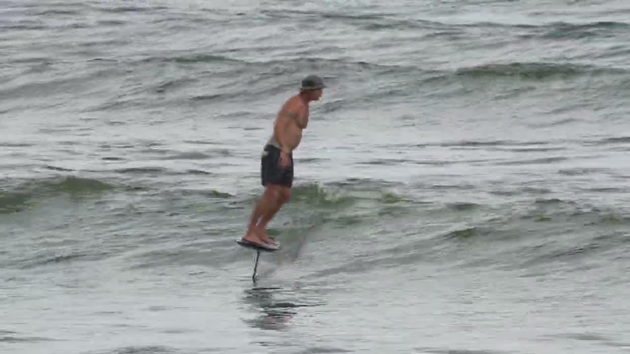 uncut 20 minute foilsurfing run.