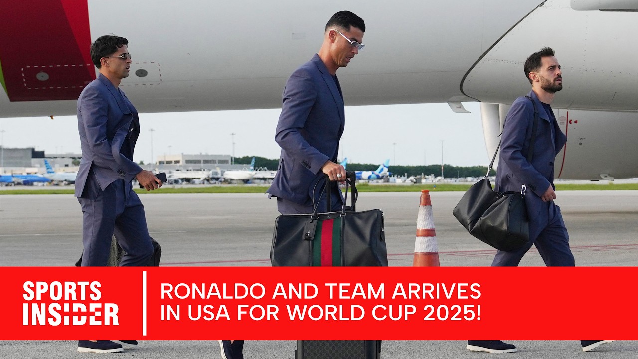 Cristiano Ronaldo & Portugal Arrive in USA for FIFA World Cup 2026 Campaign | AD1Z