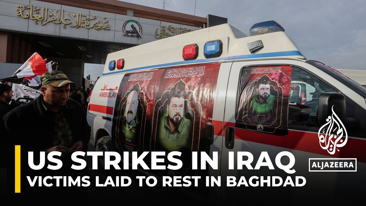 Iraq funerals: Victims of US strikes laid to rest in Baghdad