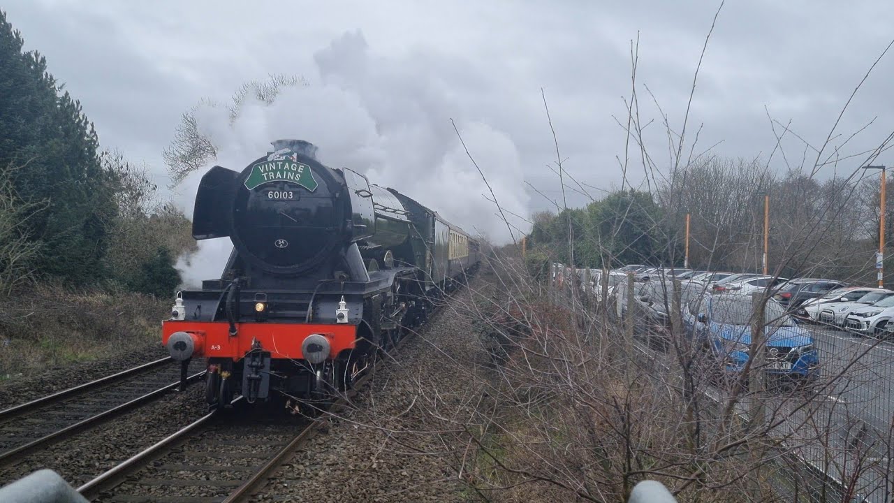 Widney Manor in the morning, world famous Flying Scotsman's day out!!