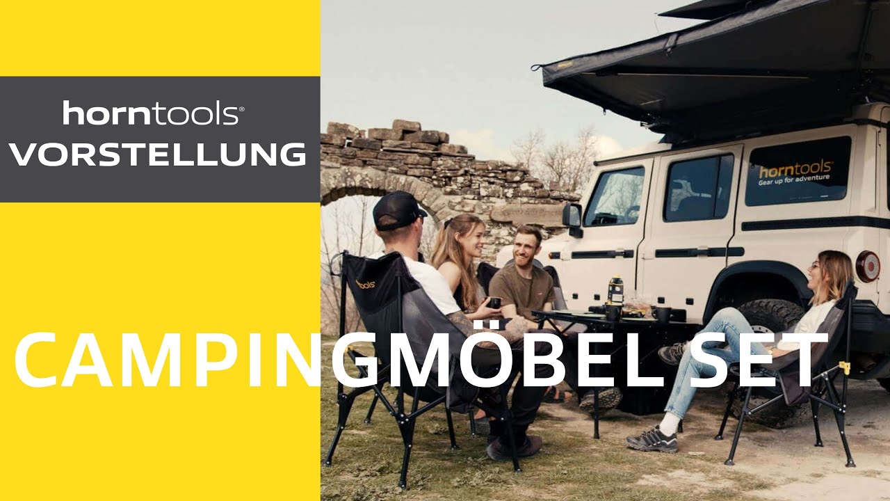 Campingm&ouml;bel Set &ndash; Klappbar, leicht & robust | horntools