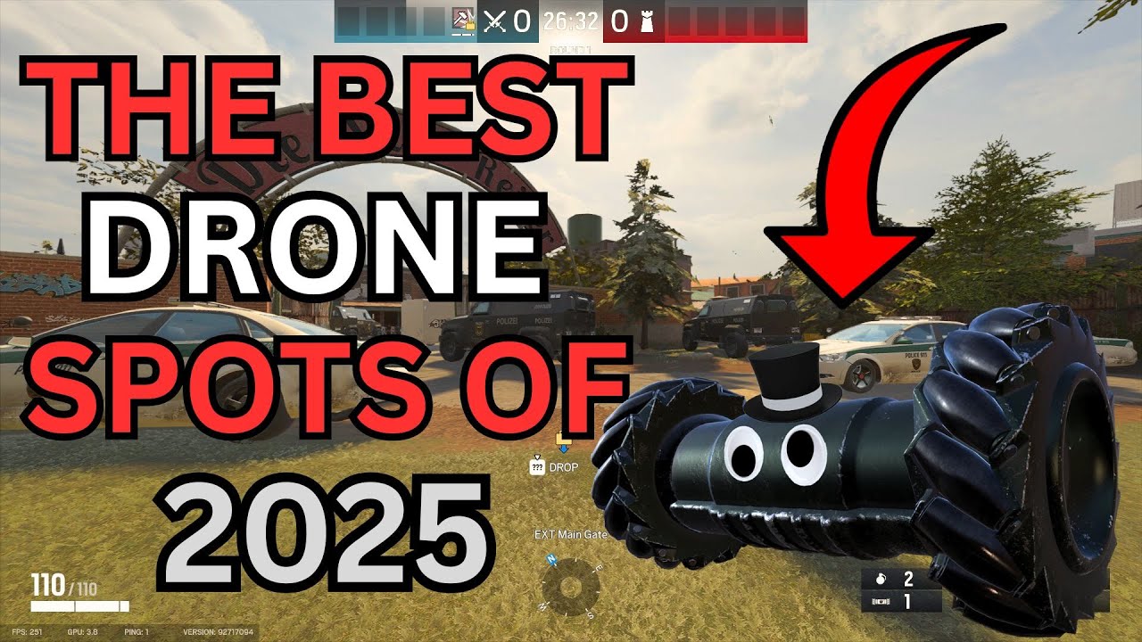 THE BEST DRONE SPOTS OF 2025! - Rainbow Six Siege!