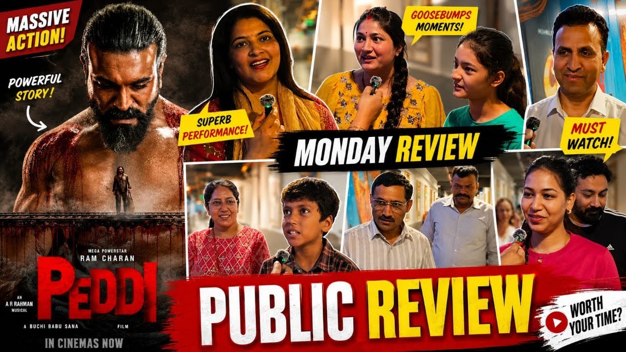 Peddi Movie Review | Peddi Public Review | Peddi Public Reaction | Peddi Review | Peddi Monday Talk 