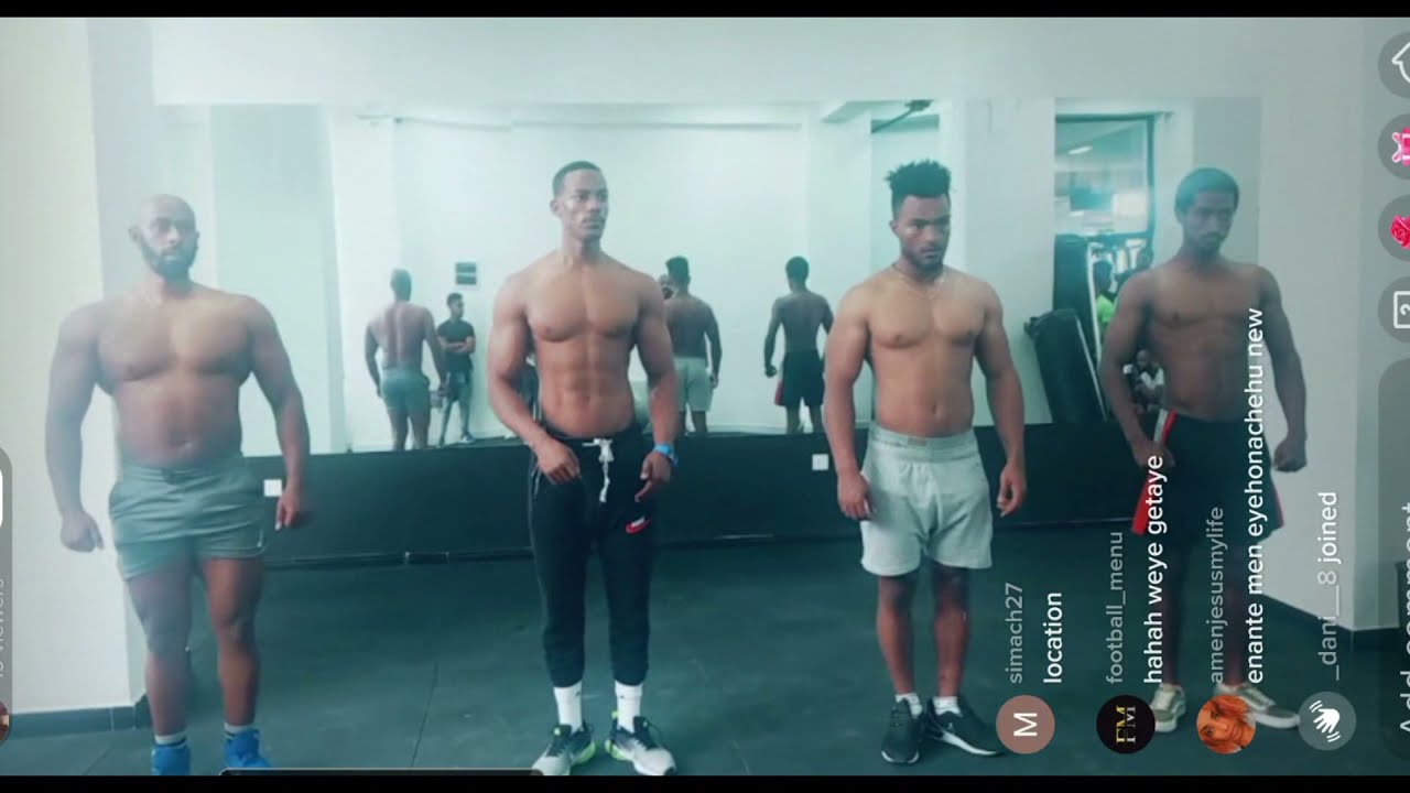 Ethiopian Bodybuilding - The Yonas Bodybuilding Show : Anbessa Fitness posing technique