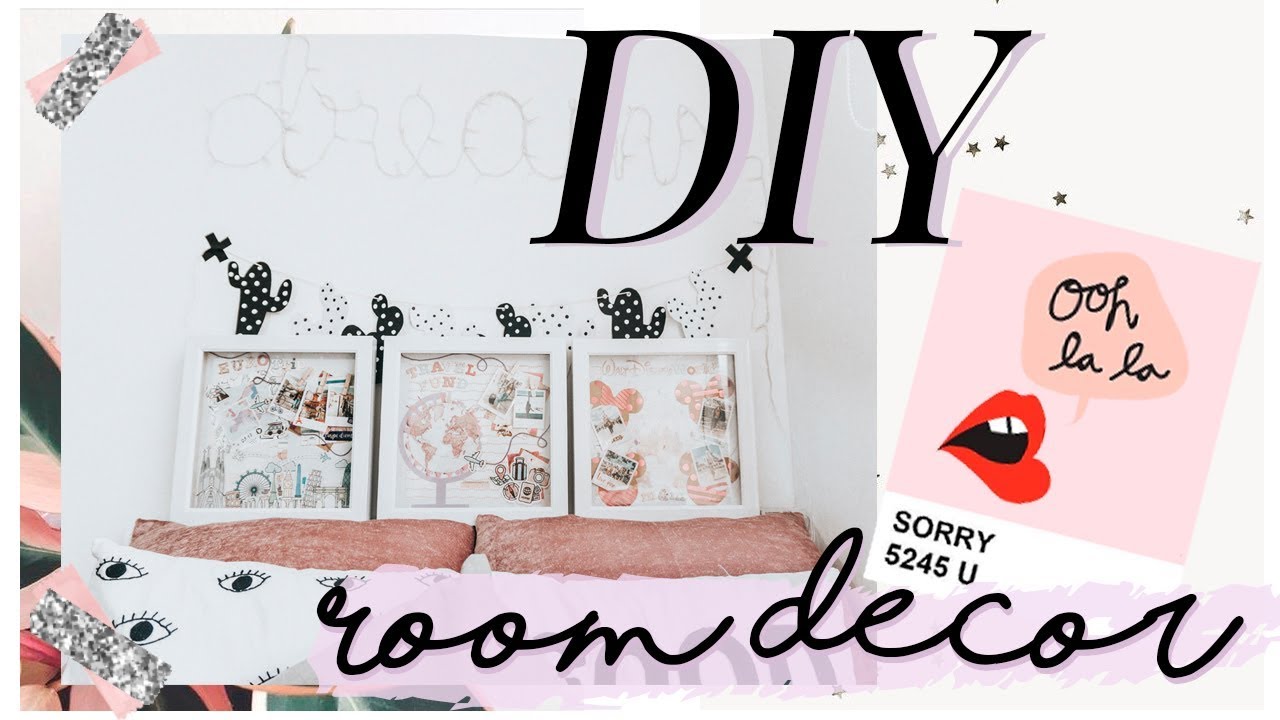 DIY Room decor ♡ | Decora tu cuarto tumblr | Nati Aristi