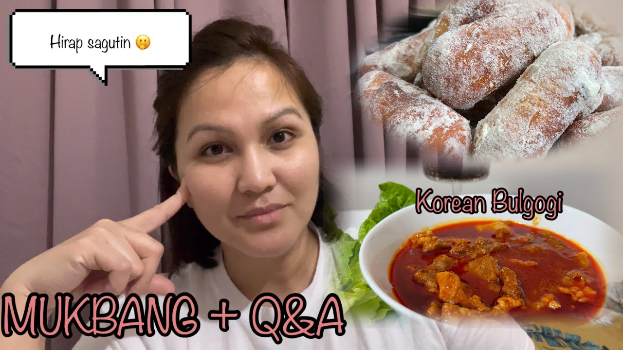 FIRST TIME NAG MUKBANG |NAHIRAPAN SUMAGOT SA TANONG| GUMAWA NG KOREAN BULGOGI