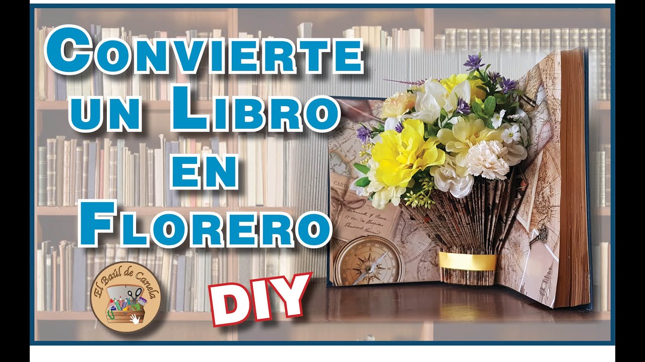 Convierte un Libro en Florero // Folding  Book // Reciclaje