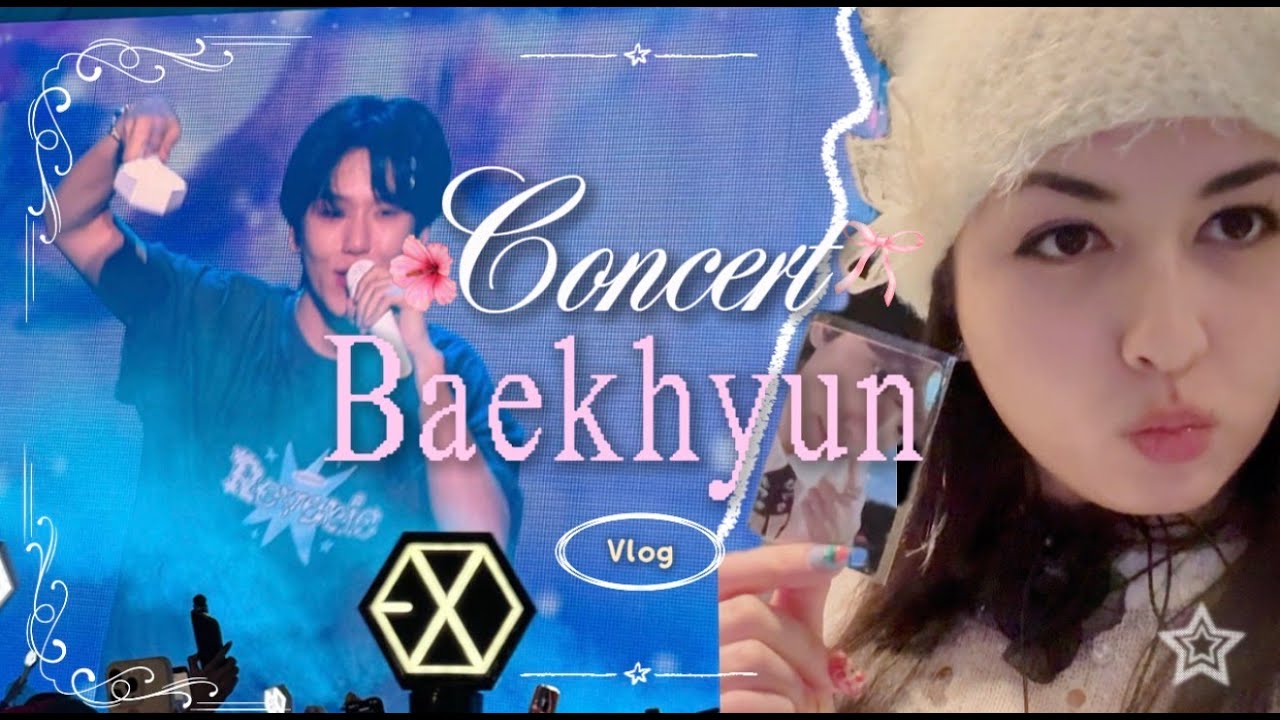 made eye contact with baekhyun at his concert ... ( ˶°ㅁ°) !!