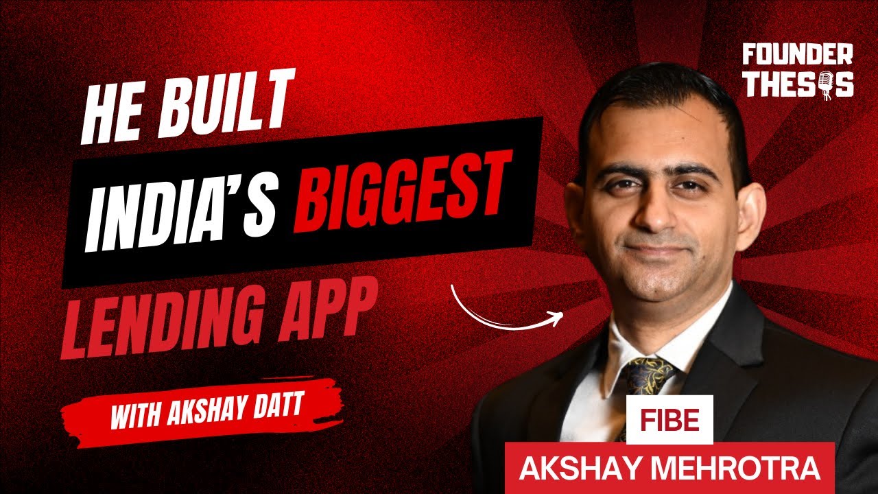 Akshay Mehrotra reveals what goes behind building India's leading digital lending app, Fibe.