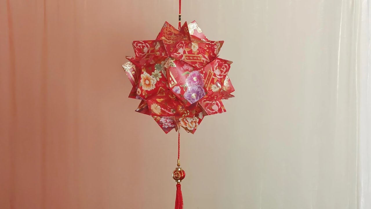 Chinese New Year Lantern DIY 新春紅包燈籠 (EP69) 