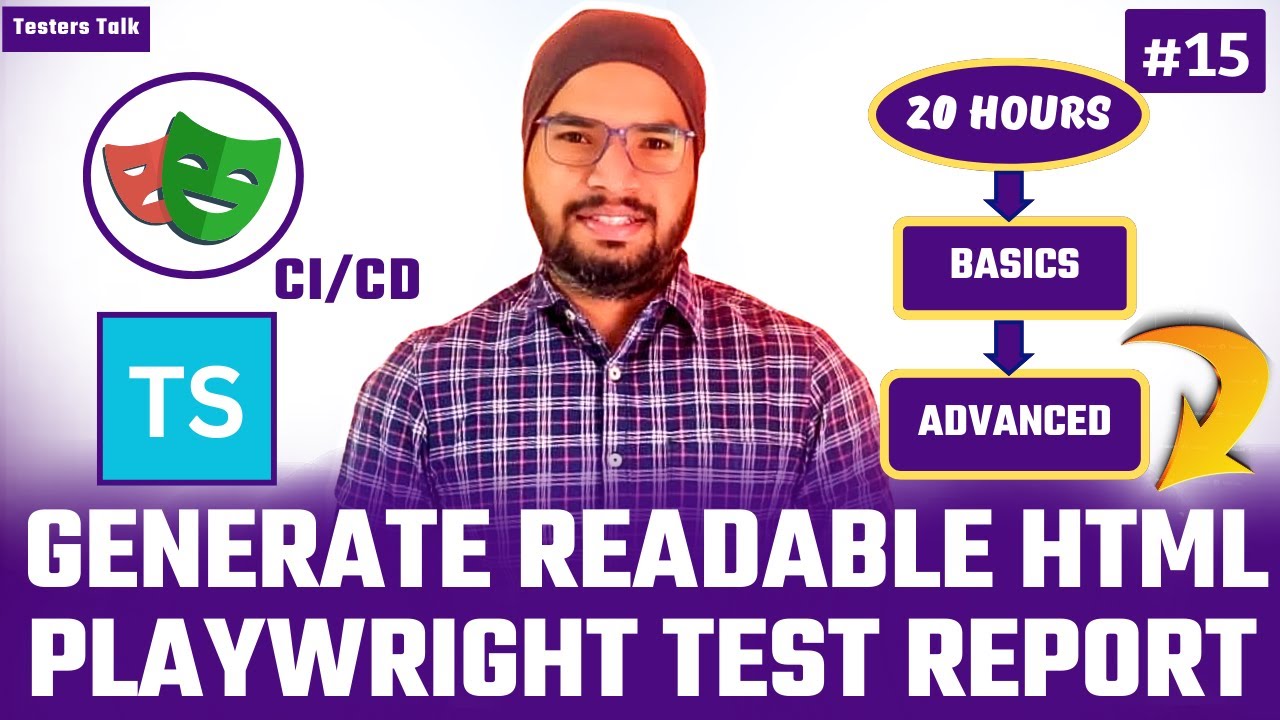 Playwright Typescript #15 Generate Readable Playwright Test Report | Playwright Automation Tutorial