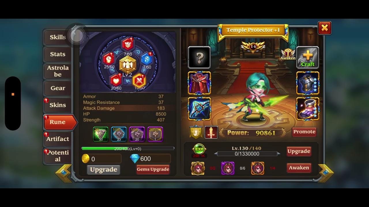 Temple Protector Event