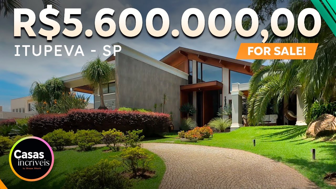 LINDA CASA À VENDA DE R$5.600.000,00 | ITUPEVA SÃO PAULO